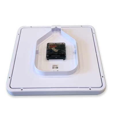 Đồng hồ treo tường Nhật Bản Rhythm CMG597NR03- Kt 25.2 x 25.2 x 4.3cm, 500g Vỏ nhựa. Dùng Pin