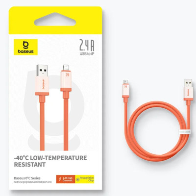 Cáp sạc nhanh Baseus 0℃ Series Fast Charging Data Cable Usb A to iP 2.4A hoặc Type C to iP 20W- hàng chính hãng