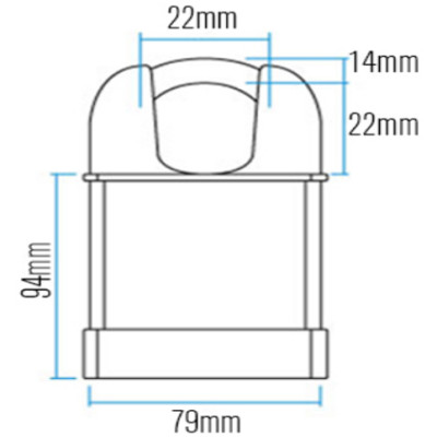 Khóa Granit 37 RK Series ABUS (80mm)