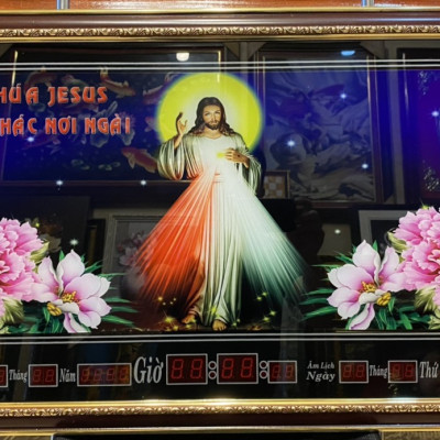 Tranh lịch vạn niên treo tường - Chúa giesu - MS646