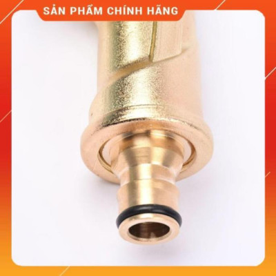 ️ Bộ dây vòi xịt nước rửa xe, tưới cây , tăng áp 3 lần, loại 7m, 10m 206701-3 đầu đồng, cút đồng