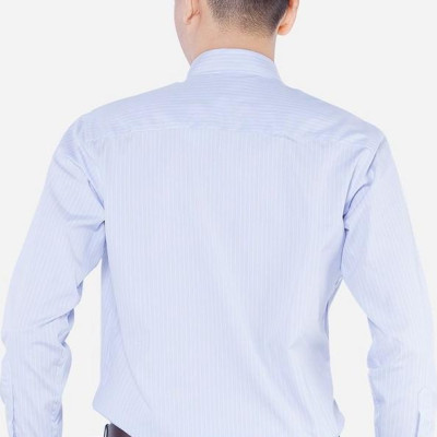 Áo Sơ Mi Nam Aligro ALG1001 - Sọc Xanh