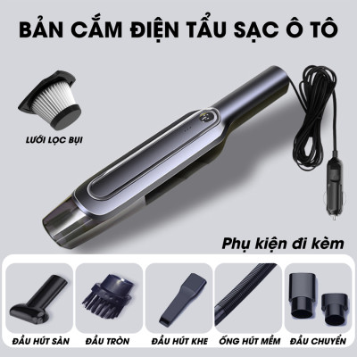 Máy Hút Bụi Cầm Tay Mini Không Dây MIFAN Siêu Mạnh - Vệ sinh ô tô, xe hơi, giuờng nệm, sàn - Hàng chính hãng