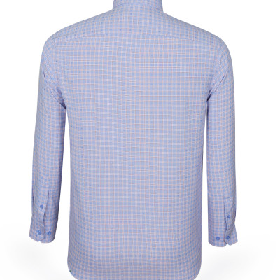 Áo sơ mi nam tay dài form suông Khatoco A1MD568T1-CNCR319-2504-D công nghệ NANO mới