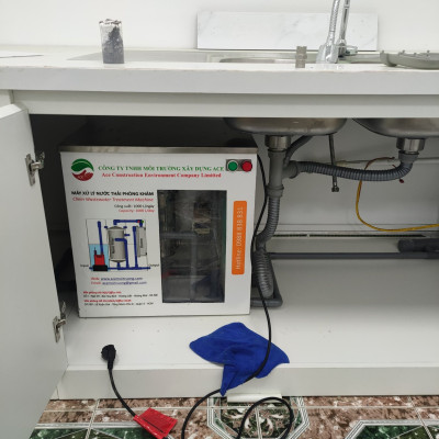 (Hàng chính hãng) Máy lọc nước thải Litero ACE1000I xử lý nước thải Phòng khám nội tổng hợp công nghệ oxy hoá bậc cao kết hợp lọc nano và than hoạt tính 1 bộ