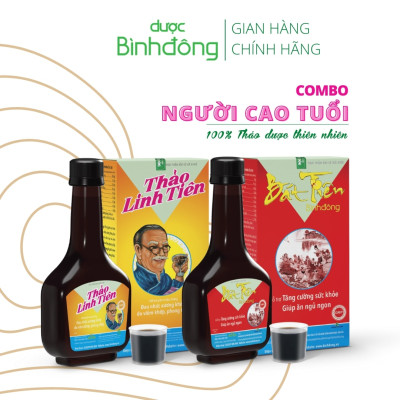 COMBO NGƯỜI CAO TUỔI của Dược Bình Đông Bồi bổ cơ thể – Ăn ngon ngủ ngon – Giảm đau nhức mỏi
