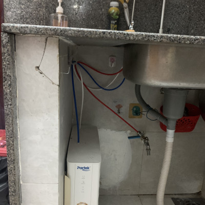 Máy lọc nước uống chính hãng Partek P3385-USF màng sợi rỗng cùng vật liệu KDF và than hoạt tính cao cấp