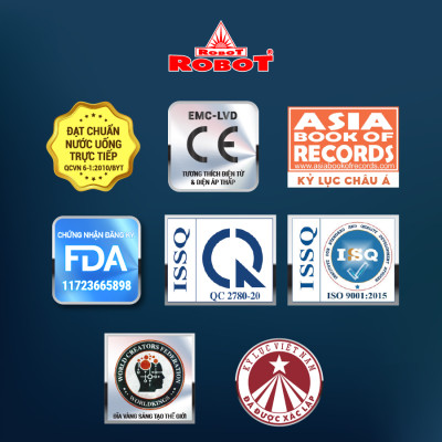 Máy Lọc Nước R.O Hydrogen Kiềm Nóng Thông Ninh ROBOT HydroMega Plus-9 - Hàng Chính Hãng