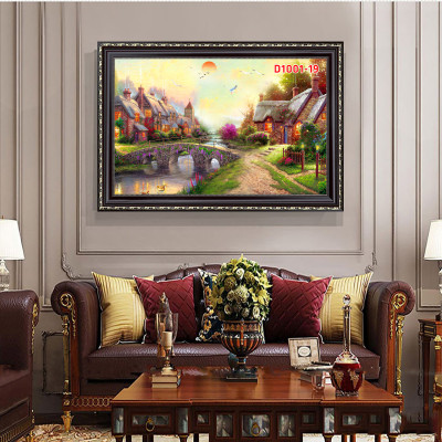 D1001 Tranh kính Phong cảnh Châu Âu ( được chọn mẫu)