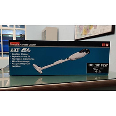 MÁY HÚT BỤI DÙNG PIN 18V (8.2 KPA) MAKITA DCL281FZW (MÀU TRẮNG)(KHÔNG KÈM PIN VÀ ĐẾ SẠC) - HÀNG CHÍNH HÃNG