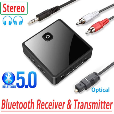 ROGTZ - Thiết bị thu phát âm thanh Bluetooth đa năng NFC M6 Bluetooth 5.0, Chế độ chuyển đổi linh hoạt, Phạm vi 10m.  Màn hình LCD, Điều khiển từ xa, Tích hợp Micro, Pin Lithium-Ion  3.7V/500mAh, Hỗ trợ FM, USB, Thẻ TF - Hàng Chính Hãng