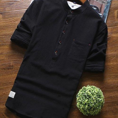 Áo Sơ Mi Nam Tay Lỡ Vài Đũi SZone Phong Cách SA555