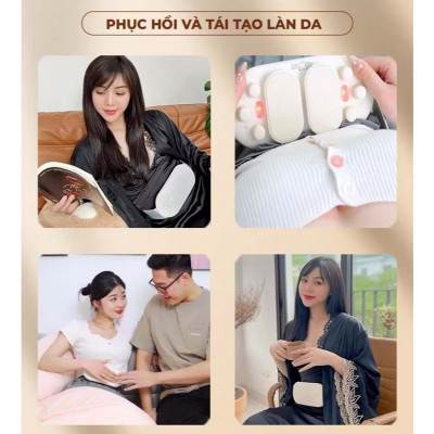 [MẪU MỚI 2025] Máy Massage Giảm Đau Bụng Kinh  LS01 - Hỗ Trợ Chống Lão Hoá Da Sau Sinh.