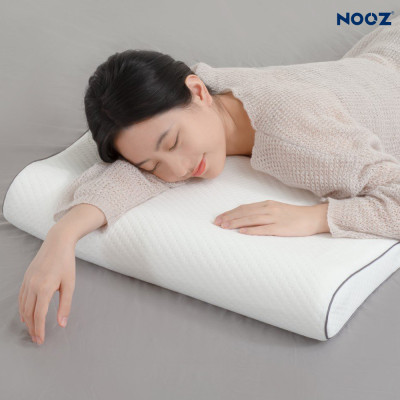 Gối Công Thái Học NOOZ Contour Foam Pillow Cao Su Non Lượn Sóng Nâng Đỡ Đầu - Giảm Đau Vai Gáy
