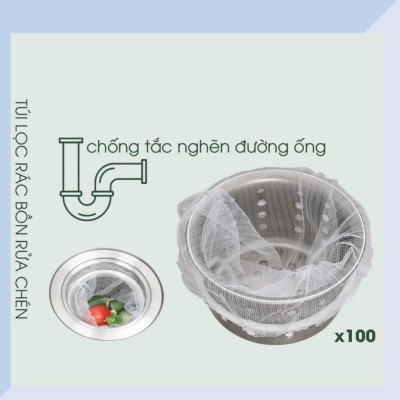 Combo 80 cái lọc rác bồn rửa chén, bát siêu tiện dụng
