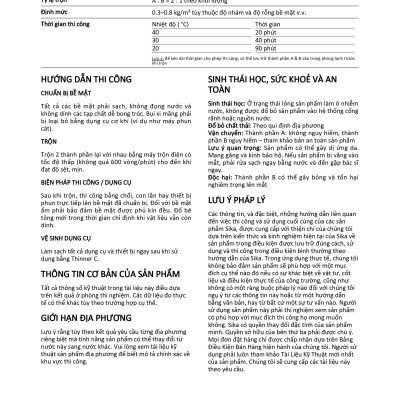 Keo kết nối bê tông cũ mới - Sikadur 732 (bộ 1kg)