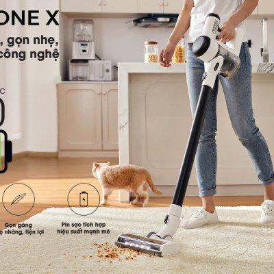 Combo Máy Hút Bụi Mini Tineco Pure OneX - Hút Bụi Không Dây Cầm Tay Đa Năng - Tự Động Phát Hiện Rác Bẩn + Bộ Lọc Khí