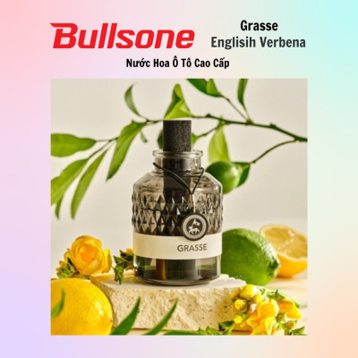 Nước Hoa Ô Tô Cao Cấp Bullsone Grasse Objet English Verbena/White Musk/Berry Blossom (100ml) - Hàng Chính Hãng - Nhiều Hương Lựa Chọn