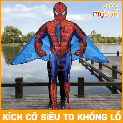 DIỀU siêu nhân người nhện công chúa 1m2 1m6 1m7 2m 3D cho bé trai gái giá rẻ tặng dây thả diều.