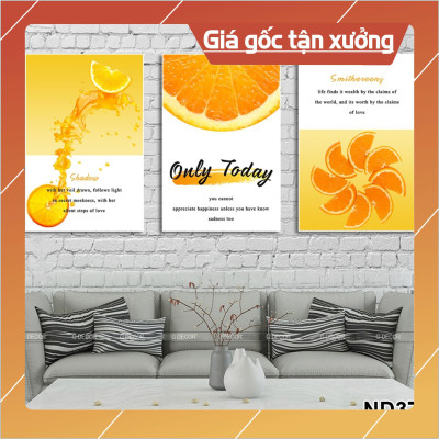 Bộ tranh treo tường phong thủy trang trí nội thất hình lá cây nhiệt đới đẹp và giá gốc tại xưởng