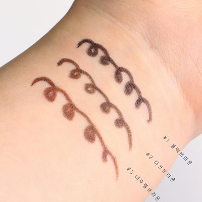 Bút Chì Sáp Kẻ Lông Mày Không Lem Trôi Lõi Siêu Mịn Màu Nâu Tự Nhiên Kissme Heroine Make Quick Eyeliner