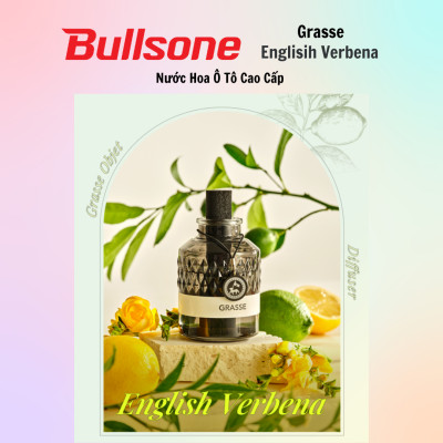 Nước Hoa Ô Tô Cao Cấp Bullsone Grasse Objet English Verbena/White Musk/Berry Blossom (100ml) - Hàng Chính Hãng - Nhiều Hương Lựa Chọn