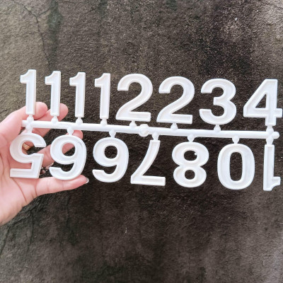 Bộ số nhựa màu trắng cỡ lớn mã số BS05