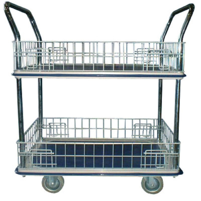 Xe đẩy hàng 2 tầng có lưới bảo vệ JUMBO Thái Lan HL-120M