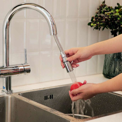 Thiết Bị Lọc Nước Tích Hợp Dưới Bồn Rửa Mitsubishi Cleansui EU201 Linh Hoạt 3 Chế Độ Nước, Công Suất Lọc 8000 Lít, Không Dùng Điện, Không Nước Thải - Hàng Chính Hãng