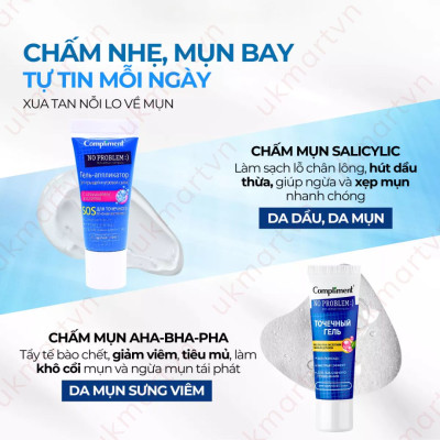 Gel Mụn Khẩn Cấp SOS Compliment No Problem 25ml