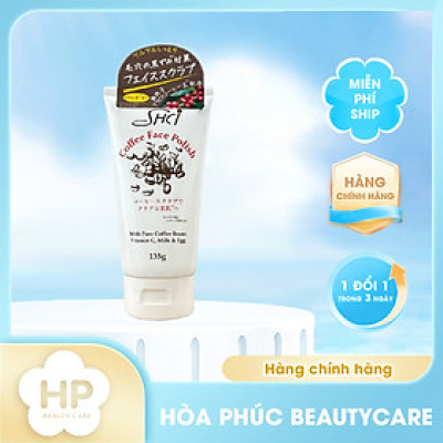 Tẩy Tế Bào Chết Da Mặt Dưỡng Da Trắng Mịn SHCI Coffee Face Polish (Tuýp 135 G)