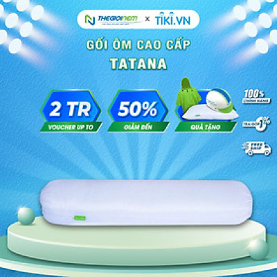Gối ôm gòn Tatana , Hút chân không  kích thước 35*100cm Êm Ái