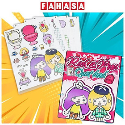 Đồ Chơi Bóc Dán - Rick & Poor Quiet Book - Obia