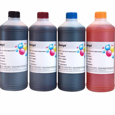 HCM- Free ship-Set 4 màu CMYK Mực nước Epson Dx5 I3200 loại 1 lít - Tiết kiệm chi phí, hàng nhập khẩu.