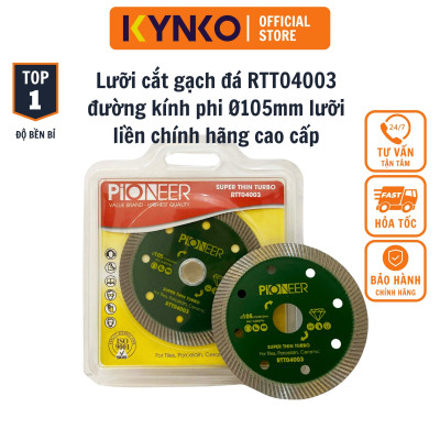 LƯỠI CẮT GẠCH - ĐÁ RTT04003 đường kính phi Ø105mm lưỡi liền chính hãng cao cấp