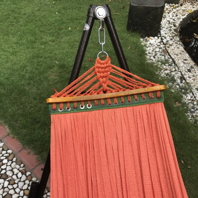 Bộ võng xếp BAN MAI: khung sơn tĩnh điện VIP và lưới mềm dày 99 ( Giao màu ngẫu nhiên )