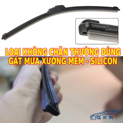 Combo 2 Lưỡi gạt nước thay thế cho cần gạt mưa kích thước 28inch - 6mm dành cho các loại xe hơi thông dụng cao su mềm đàn hồi tốt không biến dạng