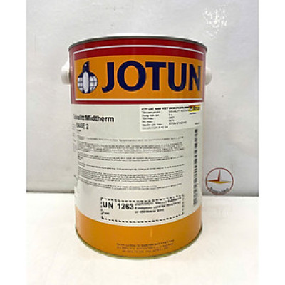 Sơn chịu nhiệt Jotun Solvalitt Midtherm (260°C) Base 2 màu xám - Grey 0071_ 5L