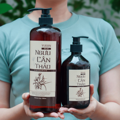 [Thảo Dược Thật] Dầu gội bồ kết, bưởi cô đặc, dầu gội thảo dược phụ hồi tóc, ngăn ngừa gãy rụng - Ngưu Cân Thảo 500ml