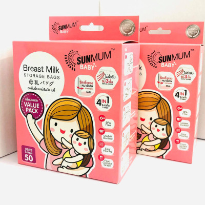 Combo 2 hộp túi trữ sữa Sunmum Thái Lan