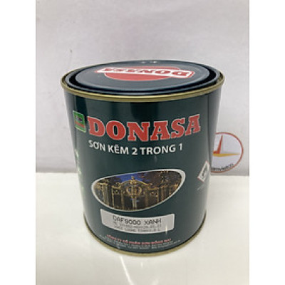 Sơn Sắt Kẽm Donasa 2 trong 1 màu DAF 9000 Xanh lá _ 800ml