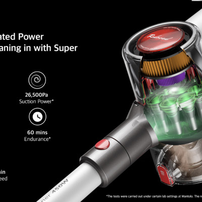 Máy Hút Bụi Không Dây Xiaomi Redroad V17 Pin Rời Thuận Tiện Sạc Điện Lực Hút Cực Lớn 26.5 KPa Công Suất 150 W - Hàng Chính Hãng