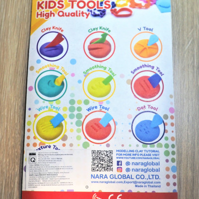 BỘ 5 DAO CẮT BỘT NẶN, ĐẤT SÉT NARA KIDS-TOOLS