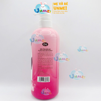 Sữa Tắm Gội AGI 500ml - Hương Hoa Anh Đào