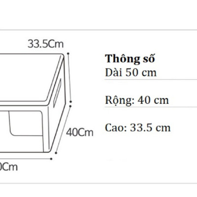 COMBO 2 TÚI ĐỰNG QUẦN ÁO KHUNG THÉP 66L-LIVING BOX 66L - Giao mẫu ngẫu nhiên