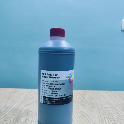 Mực nước dye ink màu xanh (C) tương thích Epson Dx5 I3200 loại 1 lít, hàng nhập khẩu.