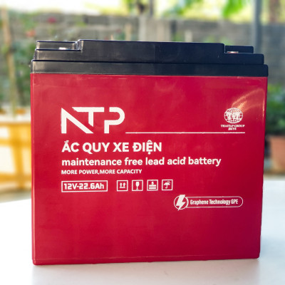 Ắc Quy Chì Axit Xe Máy Điện EVgo 60V20AH