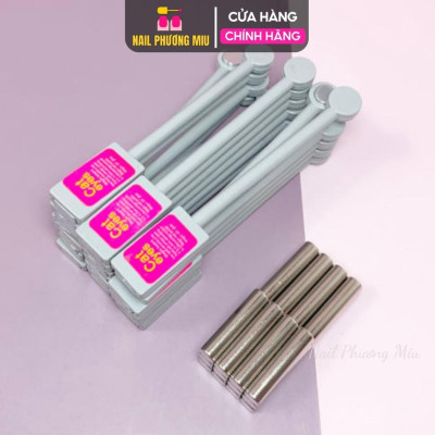 Nam Châm Tạo Mắt Mèo cây 2 Đầu Vuông Tròn Cat Eyes 8cm Làm Nail, Lực Hút Mạnh, Tạo Hiệu Ứng 3D Cho Móng Kết Hợp Với Sơn Gel Nữ Women