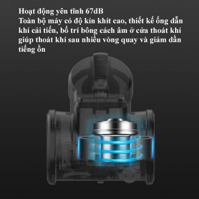 Máy hút bụi cầm tay SOKANY SK3381 đa năng công suất cao 2000W lực hút mạnh, công nghệ giảm tiếng ồn - Hàng Chính Hãng