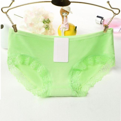 Set 10 quần lót nữ cotton viền ren màu ngẫu nhiên-Modal 08